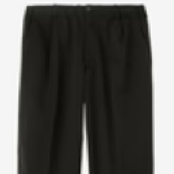 $300! NEW Goldwin Men's One Tuck Wool Pants - Black - Size 4 (36" Waist) - Picture 1 of 2